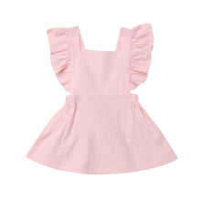 Load image into Gallery viewer, Modern Summer Casual Cute Infant Kids Baby Girl Summer Color Ruffle Princess Party Dress Clothes
