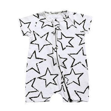 Load image into Gallery viewer, Modern Printed Newborn Baby Short Sleeved Cotton Jumpsuit Infant Cartoon Animal Costumes Clothing For Girls and Boys Kids
