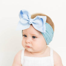 Load image into Gallery viewer, Baby Girls Headbands  Hair Accessories Turban Solid Head wear Hair Band Bow Girl Accessories
