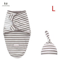 Load image into Gallery viewer, Baby Swaddle Blanket With Cap Swaddle Wrap Swaddling bag  Baby Sleeping Bag
