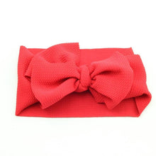 Load image into Gallery viewer, Adjustable Big Bow Headwrap  Top Knot Headbands Over Sized Bow Hair Turban for Newborn Girl
