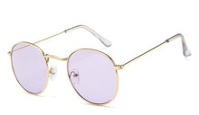 Load image into Gallery viewer, Famous  Retro Popular Oval Luxury Round Vintage Woman and Man Sunglasses  Brand Designer Oculos De Sol With UV400 protection
