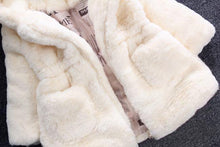 Load image into Gallery viewer, Winter Baby Girls Clothes Coat Fleece Show Jacket Warm Snowsuit 1-7Y Baby Hooded Jacket Children's Outerwear In Modern Elegant Design

