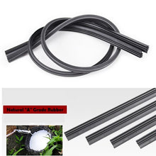 Load image into Gallery viewer, 2Pcs/lot Universal AAA Grade Auto Vehicle Insert Soft Rubber Strip Refill For Frameless Wiper Blades 6mm 26&quot; 24&quot; Car Accessories
