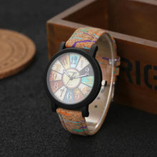 Load image into Gallery viewer, Fashion Wood Design Women&#39;s Watches Leather Quartz Ladies Clock Dropship Female Wristwatch Gift Sales reloj mujer montre femme
