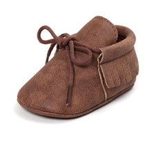 Load image into Gallery viewer, Autumn/Spring Baby Shoe Newborn Boys Girls PU Leather First Walkers Baby Shoes 0-18M

