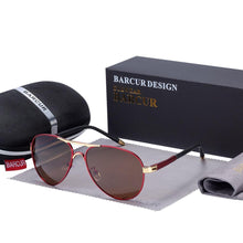 Load image into Gallery viewer, Luxury Pilot  Aviation Polarized High Quality Metal Frame  Sunglasses With UV400 Protection
