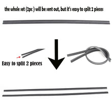 Load image into Gallery viewer, 2Pcs/lot Universal AAA Grade Auto Vehicle Insert Soft Rubber Strip Refill For Frameless Wiper Blades 6mm 26&quot; 24&quot; Car Accessories
