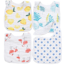 Load image into Gallery viewer, Cotton Baby Burp Cloth For Toddlers Feeding Durable Apron Multi-use Saliva Towel Scarf And Bandana Bibs
