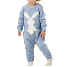 Load image into Gallery viewer, Handmade Modern Luxury Christmas Baby Rompers Newborn Rabbit Baby Jumpsuit Overall Long Sleeve  Baby Boys Clothes
