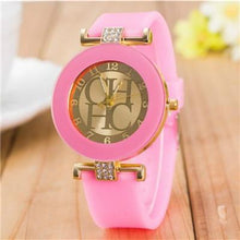Load image into Gallery viewer, STEVVEX simple leather Casual Quartz Watch Women Crystal Silicone Watches Wrist Watch  For Women and Girls Coffee
