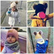 Load image into Gallery viewer, Luxury Baby Hat Pompon Hat Knitted Cute Cap For Girls &amp; Boys Casual Solid Color Girls Baby Style In Great New Modern Trend Design
