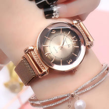 Load image into Gallery viewer, Women Watch Gradient Dial Milan Strap Luxury Fashion Ladies Watch Women Dress Watches Party Decoration Gifts For Women and Girls
