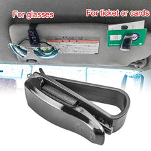 Load image into Gallery viewer, Universal Car Auto Sun Visor Glasses Box Sunglasses Clip Card Ticket Holder Fastener Pen Case Eyeglasses Accessories
