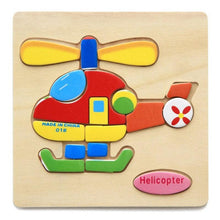 Load image into Gallery viewer, Wooden 3D Stevvex Modern Interesting Baby Learning Puzzles for Children Cartoon Animal Fruit Puzzles Intelligence Kids Children Educational Toy

