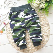 Load image into Gallery viewer, Baby Pants Spring &amp; Autumn Lovely Cotton Camouflage Baby Boy Pants Newborn Baby Girls Pants 0-2 Year Pants in Modern Military Design
