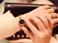 Load image into Gallery viewer, Small Gold Bangle Bracelet Luxury Watches Stainless Steel Retro Ladies Quartz Wristwatches Fashion Casual Women Dress Watch For Women and Girls
