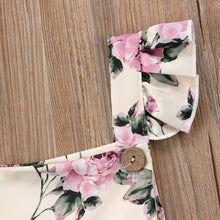 Load image into Gallery viewer, Newborn Toddler Baby Girls Flower Strap Ruffles Romper Jumpsuit Outfit For Girls In Modern New Design
