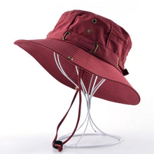 Load image into Gallery viewer, TQMSMY adjustable hats for women&#39;s Beach caps Quick-drying men Bucket Hat Unisex Summer Panama bone girls Anti-UV Fishings cap
