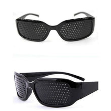 Load image into Gallery viewer, Mask Sunglasses Pinhole Glasses Eyesight Care Improve Vision Eyes Exercise Dioptric Grid Vision correction tool
