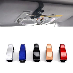 Accessories Car Auto Sun Visor Glasses Sunglasses Clip Card Ticket Holder Pen Case Box Universal