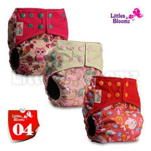 Load image into Gallery viewer, Modern Luxury Printed Washable Real Cloth Pocket Nappy,3 nappies/diapers Set For Girls and Boys Baby In Elegant Style
