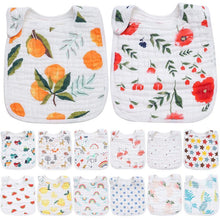 Load image into Gallery viewer, Cotton Baby Burp Cloth For Toddlers Feeding Durable Apron Multi-use Saliva Towel Scarf And Bandana Bibs
