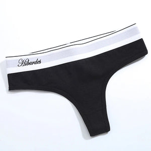 5 pcs Women's Sexy lingerie Panties 93% cotton 7% spandex bandages Underwear G String Low Waist Thong Women calcinha size S-XL