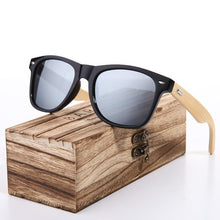 Load image into Gallery viewer, New Pink Sunglasses Wood Bamboo Sunglasses Fashion Mirror Sunglasses Brand Designer Glasses For Women and Men With UV400 Protection
