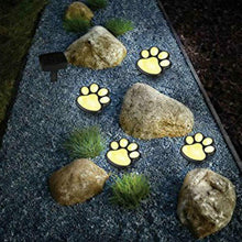 Load image into Gallery viewer, LED Solar Waterproof Cat Dog Animal Paw Shape Lights For Garden Yard Pathway Animal Lover
