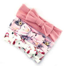 Load image into Gallery viewer, Modern  Handamde Luxury Set Baby Girl Headband Bow For Newborn Babies Hair Band Elastic Accessories Cotton Headwear For Girls
