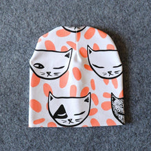 Load image into Gallery viewer, New Cotton Baby Cartoon Print Newborn Hat Elastic Toddler Infant Cap For Girls and Boys Kids
