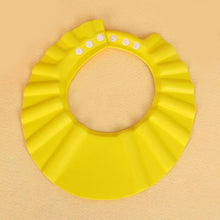 Load image into Gallery viewer, Modern Baby Shower Sheild Cap Reusable Waterproof Bath Hat Teen Girl Shower Haircut Cap for Boys and Girls  Shampoo Cap Design
