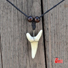 Load image into Gallery viewer, 1PC Hawaii Surfer Jewelry Handmade Imitation Shark Teeth Pendant New Zealand Maori Tribal Bone Choker WoMen&#39;s Men&#39;s Necklace
