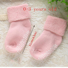 Load image into Gallery viewer, Cute Newborn Baby Cartoon Anti Slip Floor Socks For Baby Girl And Boy Casual Design Soft Warm Socks For Kids
