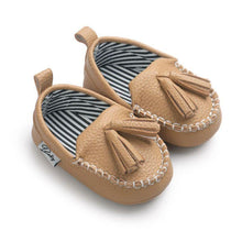 Load image into Gallery viewer, First Walkers Newborn Baby Shoes Toddler Prewalker Shoes Baby Boy Girl Leather Shoes
