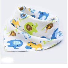 Load image into Gallery viewer, Baby Bibs Cute Cartoon Pattern bib  Burp Cloths Saliva Towel Cotton Infant Burp Cloths Bib For Kids
