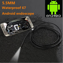 Load image into Gallery viewer, 1M/1.5M/2M/3.5M/5M Waterproof Mini Camera USB Endoscope Portable Universal Inspection Borescope Camera for Android Mobile Phone
