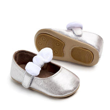 Load image into Gallery viewer, Baby Shoes Infant Girl First Walkers Bowknot Soft Rubber Sole Newborn Pre Walkers Shine Stylish Shoes
