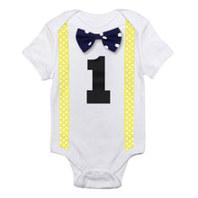 Load image into Gallery viewer, Baby Clothing Bow Body Rompers Clothing Newborn Baby Clothes Jumpsuit for Baby Boys and Girls  For Birthday Party

