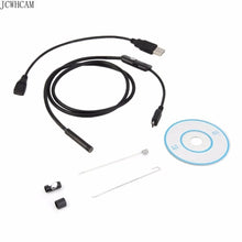 Load image into Gallery viewer, 1m 2m 5m 10m Semi-rigid USB Endoscope Camera 5.5MM IP67 Waterproof Snake Camera With 6 Led Windows  Macbook PC Android Endoscope
