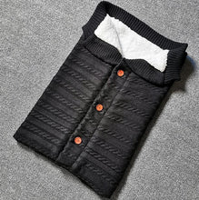 Load image into Gallery viewer, Handmade Wool Warm Baby Blanket Soft Baby Sleeping Bag Cotton Knitting Envelope Newborn Swadding Wrap Stroller blankets Gift for Shower
