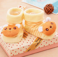 Load image into Gallery viewer, Cotton Baby Socks Rubber Anti Slip Boy Girl Floor Kids Toddlers Autumn Spring Cartoon Infant Newborn Sock
