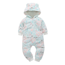 Load image into Gallery viewer, Modern High Quality Newborn Infant Baby Clothes Fleece Jumpsuit Boys Romper Hooded Jumpsuit Bear For Kids
