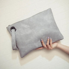Load image into Gallery viewer, Fashion solid women&#39;s clutch bag leather women envelope bag clutch pu leather bag female Clutches sac Immediately shipping
