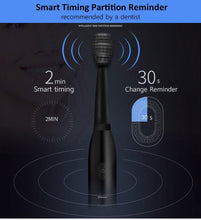 Load image into Gallery viewer, Electric Toothbrush Rechargeable Ultrasonic Washable Electronic Whitening Waterproof Teethbrush Head Replaceable Perfect For Cleaning Teeths
