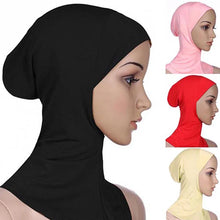Load image into Gallery viewer, Soft Muslim Full Cover Inner Women&#39;s Hijab bonnet Cap Islamic Underscarf Neck Head Bonnet Hat 6YQA
