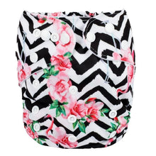 Load image into Gallery viewer, Baby Pocket Cloth Diaper Nappy Reusable Adjustable Washable No Inserts Nappie For Baby In Modern Printed Style
