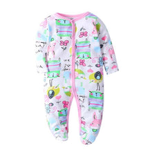 Load image into Gallery viewer, Modern Colorful Baby Boys/Girls Blanket Sleepers Newborn Babies Sleepwear Infant Long Sleeve Romper Jumpsuit for Kids
