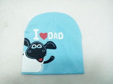 Load image into Gallery viewer, Modern Popular Baby Knitted Warm Cotton Beanie Hat cap For Toddler Baby Kids Cap for Girls &amp;  Boys I love Mama Prints Baby Hat Design
